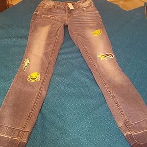 Girls Emoji jeans